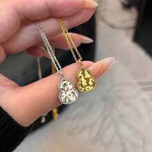 Niche Design, Exclusive Shine Each Dragon Scale Is Polished Carefully, And The Bursting Light Is Heart-Wrenching. Wear It And Become A Unique Focus In The Crowd. - Ice Ice Dragon Scale Gourd Necklace - View 5