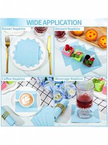 20/40/60 件鸡尾酒餐巾 6.5 * 6.5 英寸一次性饮料餐巾纸适用于鸡尾酒、婚礼、晚宴、生日派对甜品酒纸巾 - 彩色 - 查看 7
