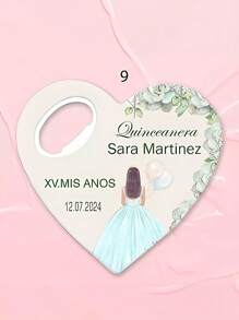 Personalisiertes Geschenk, magnetischer Flaschenöffner, 15-18 Jahre Geburtstagsparty Geschenk, Prinzessin Stil Design, Mädchen Party, multifunktional, schimmelresistent, sehr dekorativ, exquisit, modisch, hochwertig, modern, retro, individualisiert, einzigartig, personalisiert, ideales Geschenk für sie, Freund, Freundin, Vater, Mutter, Familie, Freunde, Sohn, Tochter, Kinder, Jahrestag, Geburtstag, Geschenk für Vater, gemütliche Atmosphäre, Zuhause, individualisierter Flaschenöffner und Zubehör - Verschiedenfarbig - Übersicht 33