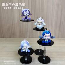 亚克力圆形桌面展示架，单体展示架，适用于模型人偶、香水、小装饰 - 彩色 - 查看 6