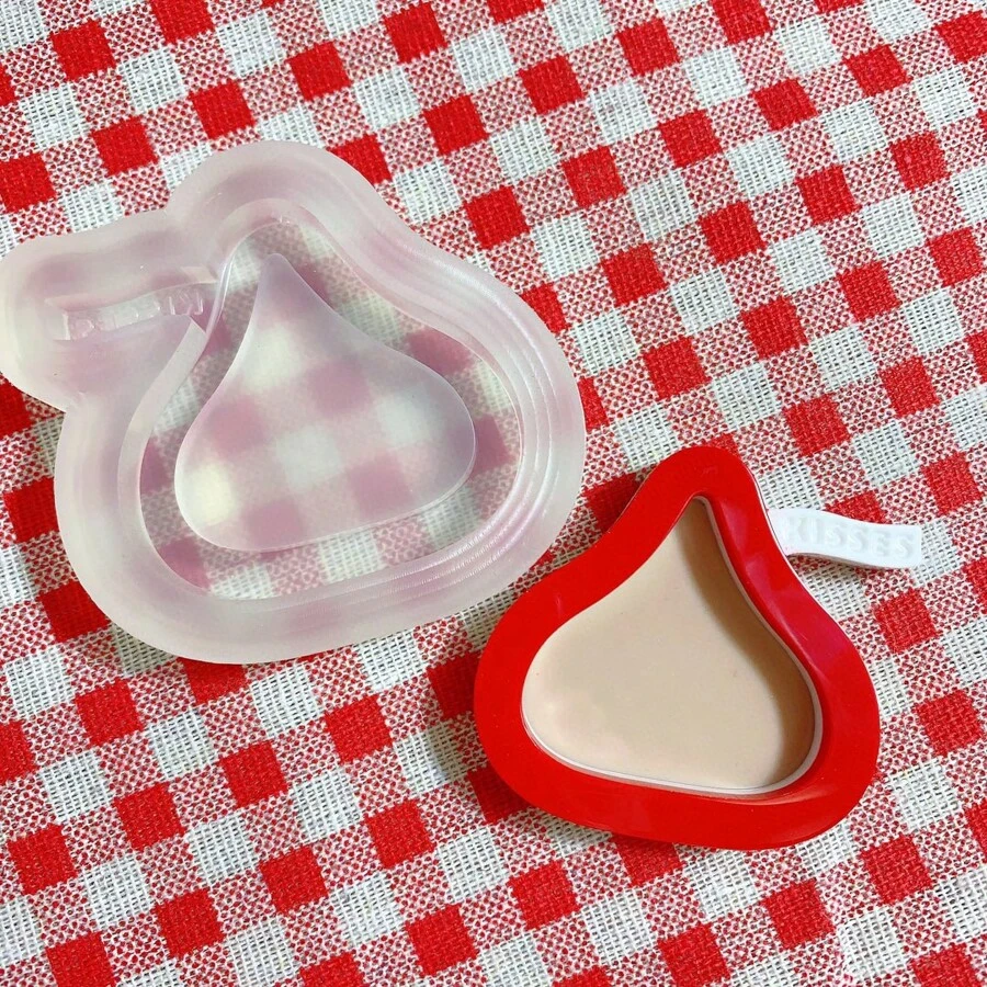 巧克力流沙树脂铸造模具，硅胶模具配件，树脂液体模具，树脂钥匙扣硅胶模具，树脂模具 - 矽膠 - 查看 1