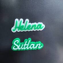 1pc Customized Acrylic Refrigerator Magnet - Customizable With Names, Colorful Alphabet Letters, Suitable For Refrigerator, Storage Cabinet Or Office, No Power Required, Perfect Small Gift For Family And Friends, Fridge Magnet