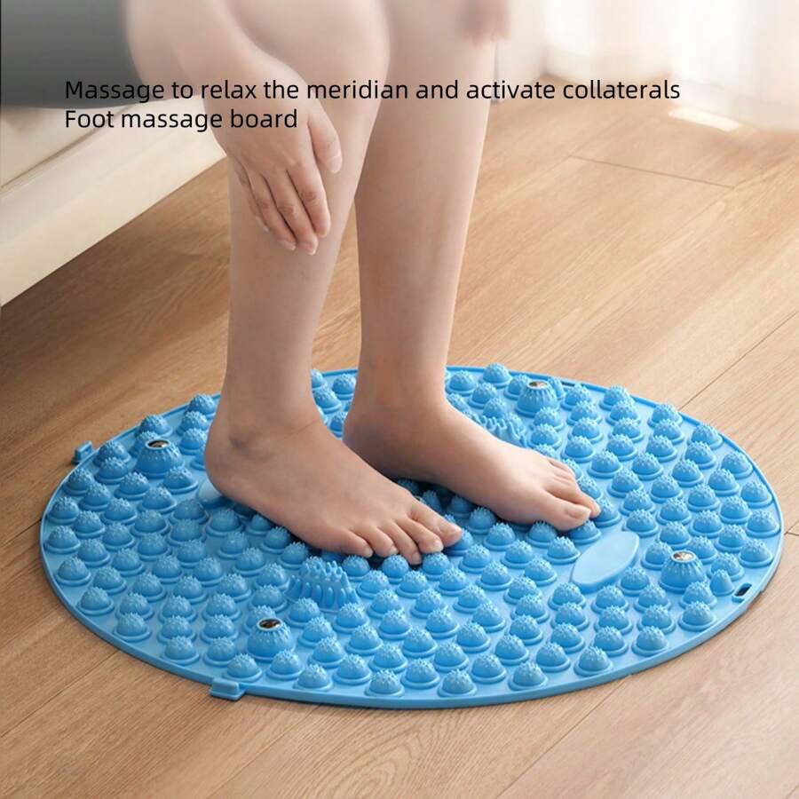 37cm Basic Foot Massage Pad, Adult Acupressure Massage Mat For Meridians, Slow Jogging, TPE Foot Bottom Massager, Large Acupoint Massage Board Gym Accessories