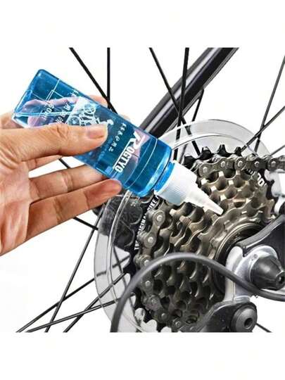 60ml Fahrrad Schmieröl, Fahrrad Wartungsöl wasserfest rost-schützend Schmiermittel für Mountainbike, Rennrad Kette, Vorder- & Hinterradfederung rost- und staubschützend