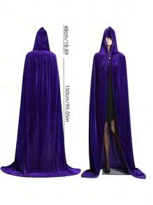 1 件万圣节吸血鬼死亡长袍斗篷，适合成人、派对角色扮演、圣诞节
