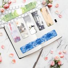 10 件水墨画风格磁性书签，适合女士、男士、爱书人、学生教师阅读的页面标记（4.72 英寸 * 0.79 英寸） - 水墨風格 - 查看 4