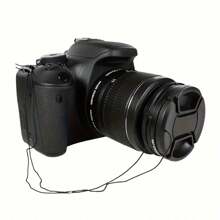 Tulip Flower Lens Hood Set+ Lens Cap + Anti-Lost Rope For Canon, Nikon, Cameras - 49MM/52MM/55MM/58MM/62MM/67MM/72MM/77MM/82MM Compatible - Protective Lens Cap