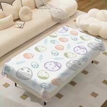 1pc Easter Tablecloth With Rabbit & Egg Design, Suitable For Spring/Summer Decoration, Easter Gift, Indoor/Outdoor, Easter Party & Home Decor, Easter Decorations, Farmhouse Decor - Multicolor - View 77