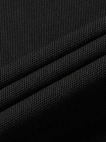 男士短袖纽扣领衬衫，适合高尔夫、网球和户外休闲运动，时尚 Polo 衫上衣 - 黑色 - 查看 5