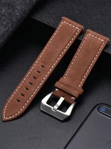 Retro Frosted PU Leather Strap 18mm 20mm 22mm 24mm Men's Business Watchbands Bracelet Watch Accessories