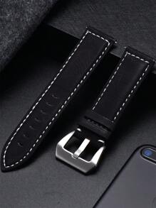 Retro Frosted PU Leather Strap 18mm 20mm 22mm 24mm Men's Business Watchbands Bracelet Watch Accessories