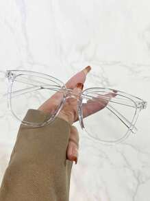 1 件时尚眼镜，甜美迷人，采用 PC 材质制成，防辐射、防风，多色可选，适合夏季海滩度假、户外、旅行等任何场合 - 彩色 - 查看 11