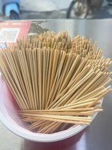 Spiedini usa e getta in bambù per barbecue, stuzzichini, frittura, yakisoba, hot pot piccanti, utensili da cucina
