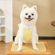 1 件狗和猫公主分层蛋糕薄纱连衣裙，适合贵宾犬、泰迪熊等小型犬种的可爱浪漫服装，适合春夏季