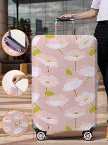 植物和花卉图案行李箱盖 18-32 英寸灵活行李箱盖，适用于 18-32 英寸行李箱盖防刮保护器行李箱保护器行李箱盖保护罩防尘罩行李箱防尘罩旅行配件返校、学校用品、返校书包、学校配件、学校用品 - 彩色 - 查看 50