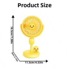 1pc Summer New Cute Cartoon Fan Handheld Fan Portable Fan Desktop Fan Holiday Gift