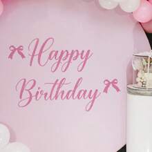 [可定制儿童房装饰] 个性化名字墙贴，卡通生日字母装饰贴纸 + 儿童房可定制纪念贴纸，可 DIY 婴儿名字、出生、幼儿园 100 天庆祝装饰（可移除贴纸）