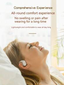 NEW SENYANG 新款森阳真无线贴耳式音乐挂耳式耳机运动耳塞舒适视频TWS HIFI杜比重低音立体声高清通话耳机适用于安卓手机游戏耳机情侣音乐智能耳机