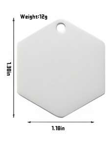 1pc Gepersonaliseerde Hexagonale Tag Sleutelhanger Met Bergtopontwerp, Aangepast Grappig Patroon En Tekst Van Roestvrij Staal, Geweldig Cadeau Voor Vrienden En Familie
