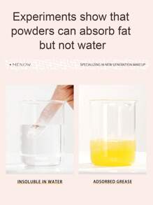 MENOW 哑光薄纱定妆粉控油持久定妆粉干皮油性皮肤彩妆大白饼