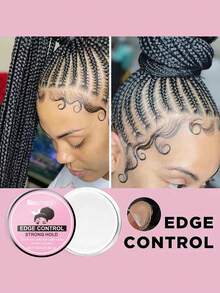 Non-Greasy, Edge Control, Strong Hold, No White Residue, Suitable For Women - 2pcs+Brush - View 3