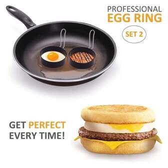 4/5件套大号鸡蛋模具，DIY煎蛋模具，创意模具，不锈钢鸡蛋模具，厨房工具，适用于各种厨房需求