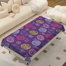 1pc Easter Tablecloth With Rabbit & Egg Design, Suitable For Spring/Summer Decoration, Easter Gift, Indoor/Outdoor, Easter Party & Home Decor, Easter Decorations, Farmhouse Decor - Multicolor - View 66