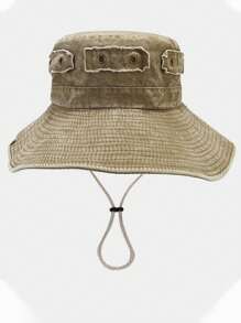 1pc Spring And Summer Retro Washed Cowboy Bucket Hat Women's Outdoor Camping Mountaineering Hat Couple Fashion Sunscreen Fishing Big Hat Eaves Basin Hat Daily Travel Seaside Sunshade Hat And Holiday Gifts - A - View 9