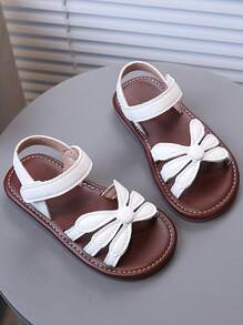 Meisjes Stijlvolle Sandalen, Casual Bloemen Strand Sandalen Met Zachte Bodem, Comfortabel