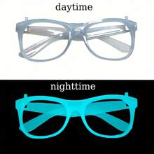 5 Pcs Luminous Glasses, Party Decorations, Bars, KTVs, Dance Parties, Glowing Photography Props, Color Changing Cold Light Glasses Frames - Multicolor 5pcs - View 10