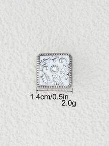 6pcs/Pack Vintage Pattern Resin Oil Drop Metal Buttons, For Uniform, School Wear, Sweater, Cardigan, Jacket, DIY Bags, Gift Box, Handicraft