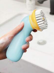 1 Piece Cat/Dog Lover Gift And Dog/Cat Mom Love Pet Bath Brush; Hand-Held Cleaning And Beauty Tool; Cleaning Supplies; Cat/Dog Lover Gift And Dog/Cat Mom Love Pet Bath Brush.