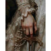 1 件维多利亚风格迪斯科镜子奢华配饰优雅女性复古海报帆布画墙艺术家居装饰无框架 - 彩色 - 查看 65