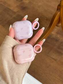 Bow-Knot Ins Bowknot AirPods Pro 2 Case, Korean Style AirPods 4/3rd Generation Bluetooth Earphone Protective Cover, Anti-Fall Cute Accessories Compatible With AirPods 1/2