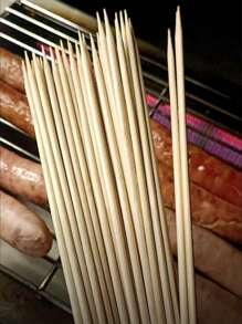 Spiedini usa e getta in bambù per barbecue, stuzzichini, frittura, yakisoba, hot pot piccanti, utensili da cucina
