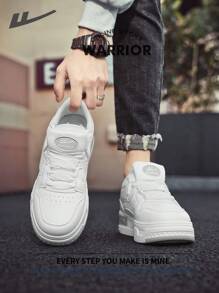 WARRIOR Warrior Men's Skateboarding Shoes Spring And SummerLightweight Comfortable Breathable Modest Style Casual Yet Sleek Sneakers Applicable Throughout The Year Wear-Resisting All-Day Wear Training Sneakers Running Shoes Little White Shoes