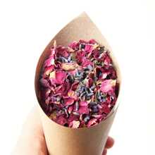 1 paquete (30g) de pétalos de rosa y flores secas de lavanda - Potpourri para decoración del hogar interior, armarios, armarios, ambientación del aire, festivales, fiestas, decoraciones de boda, velas perfumadas DIY y potpourri