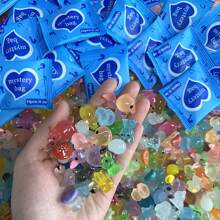 6/18/36/50pcs Glow-In-The-Dark Miniature Surprise Blind Bags, Resin Luminous Animal & Mushroom Pendants, Mystery Bags For DIY Jewelry, Crafts, Party Favors
