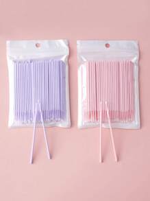 Thin Cleaning Swabs, Nano Cleaning Buds For Eye Makeup, Makeup Remover, Eyelash Extension Cleaning, Disposable Lip Brushes, And Makeup Brushes