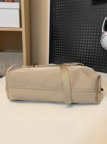 Sling Bag Square Bag Casual Daypack Water Repellent Lightweight Portable Summer Bag Motorbike Stuff For Outdoor Nylon Minimalist Casual Solid Color Personalised Gifts