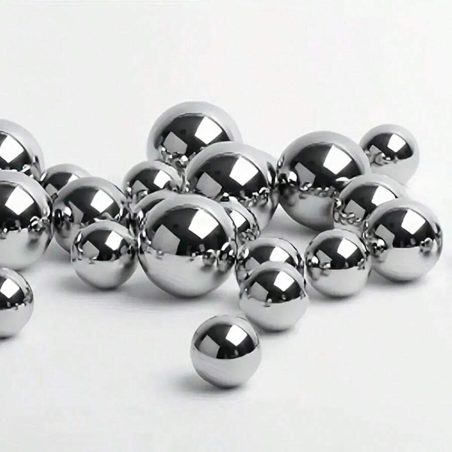 Easytoday Slingshot Hunting Archery Ball 100pcs 5/5.5/6/7/7.5/8/8.5/9/9.5/10/11mm High Carbon Steel Ball Precision Polished Quenched - Multicolor - View 1