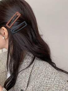 4 Peças/Conjunto Grampos de Cabelo Básicos Foscos para Mulheres para Franja, Linha do Cabelo e Acessórios de Cabelo para Uso Diário, Grampos Tipo Garra, Presilhas de Cabelo