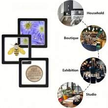 带 PE 浮膜的珠宝展示盒，适用于项链、手镯、耳环、戒指 - 多用途高弹性悬挂盒，用于配饰和收藏品存储 - 抗氧化透明 PS 材料展示珠宝制作展示和包装用品