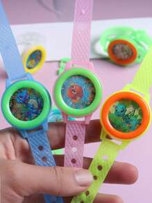 1/5/10/20 piezas Reloj de fiesta con gráficos de dibujos animados, brazalete de decoración de fiesta de cumpleaños con forma de animal aleatorio, pequeño regalo, adorno, fiesta de agitación, divertida fiesta, recuerdos, rellenos de bolsas de regalo, premios de clase