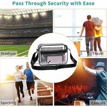 Transparent Shoulder Bag Woman Crossbody Bags Concerts Sports Events Waterproof Jelly Pack Summer Travel Purse Phone Pouch