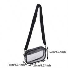 Transparent Shoulder Bag Woman Crossbody Bags Concerts Sports Events Waterproof Jelly Pack Summer Travel Purse Phone Pouch