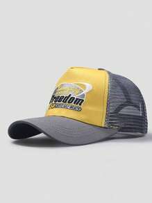 Mũ lưỡi trai lưới cao, mũ lưỡi trai cứng thoáng khí kiểu Mỹ dành cho nam và nữ, thích hợp cho các hoạt động và thể thao ngoài trời vào mùa xuân và mùa hè - A - Xem 11