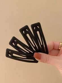 4 Peças/Conjunto Grampos de Cabelo Básicos Foscos para Mulheres para Franja, Linha do Cabelo e Acessórios de Cabelo para Uso Diário, Grampos Tipo Garra, Presilhas de Cabelo