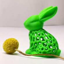 1 st. Ins Style Fris Groen Hol Konijn Woondecoratie, Schattig Vorm Bureau Ornament, Natuurlijk Warm Creatief Ambachtelijk Cadeau, Vakantie Sfeer Cadeau