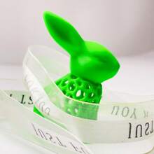 1 st. Ins Style Fris Groen Hol Konijn Woondecoratie, Schattig Vorm Bureau Ornament, Natuurlijk Warm Creatief Ambachtelijk Cadeau, Vakantie Sfeer Cadeau